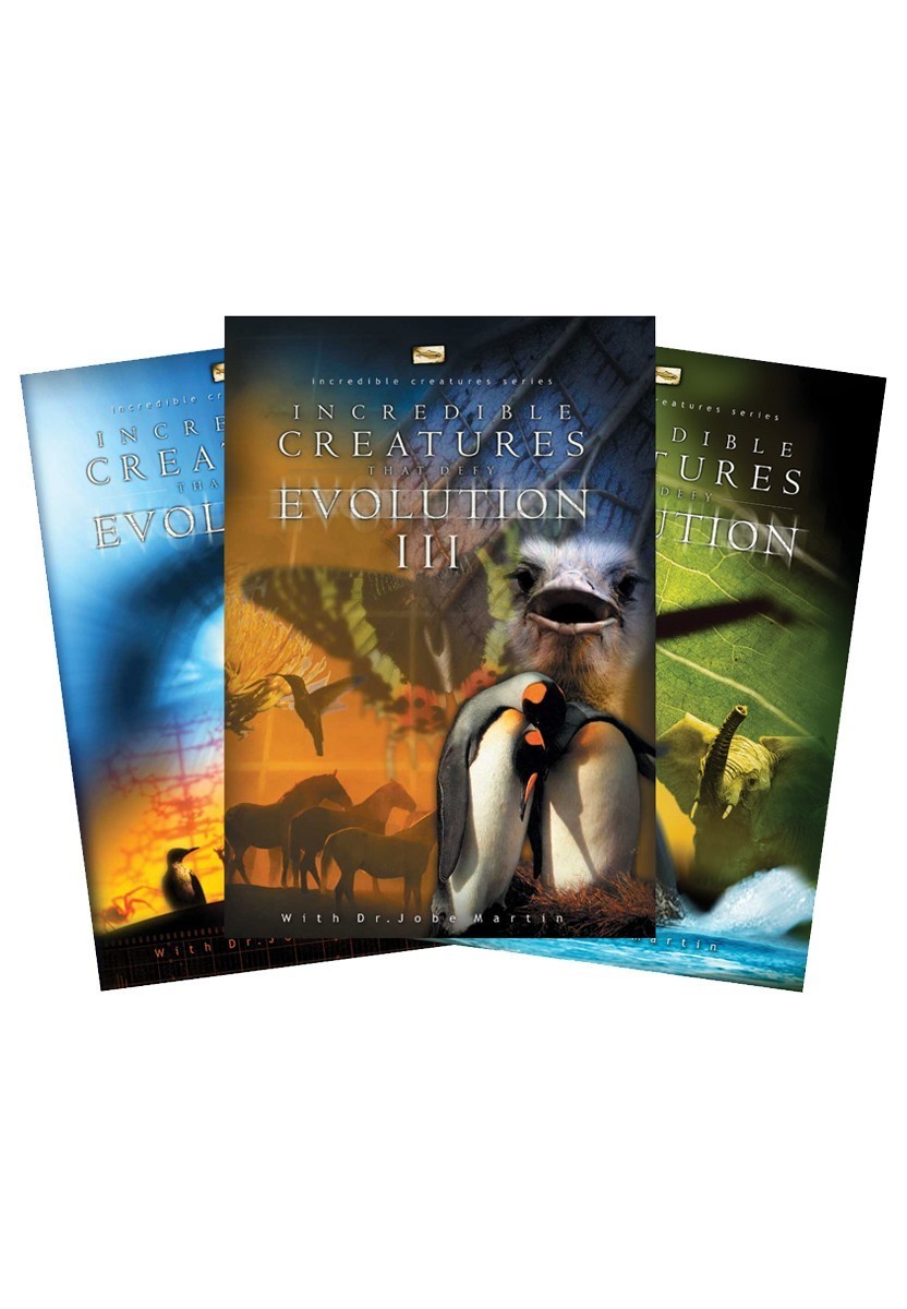 Incredible Creatures Series Vol. 1-3 DVD's